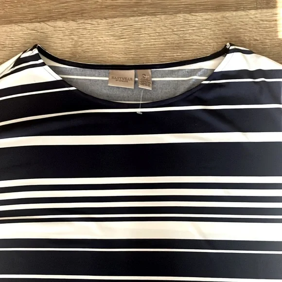 Navy and White Striped Top - Picture 4 of 9